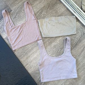 Gray & neutral Crop top bundle